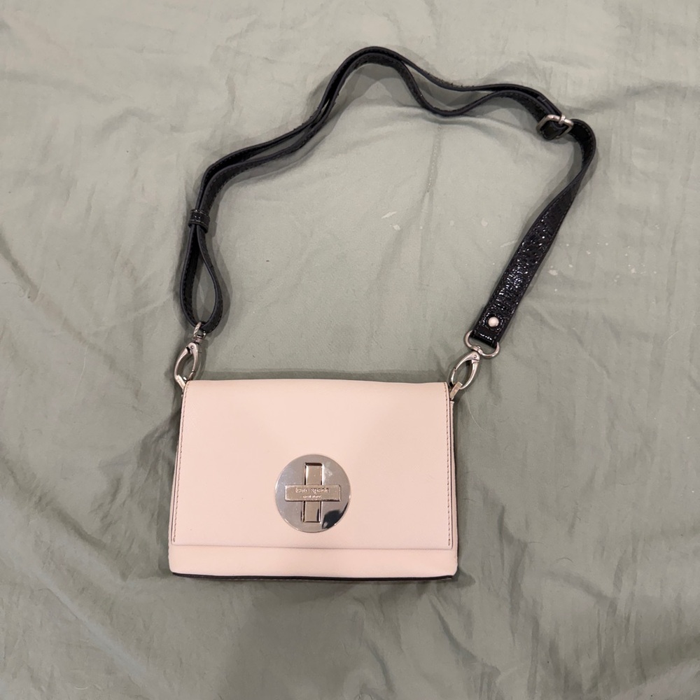 Elegant Cream Crossbody Bag